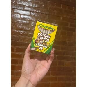 Crayola Colors of the World Crayons, 24 Ct, Back to School Supplies
